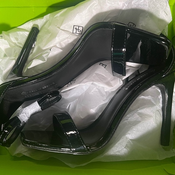 CALL IT SPRING • Black Katsia High Heels Strappy Sandals Shoes - Picture 11 of 11